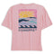 Fish Hippie W SS Sunset Surf Tee PARFAIT HEATHER
