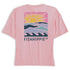 Fish Hippie W SS Sunset Surf Tee PARFAIT HEATHER