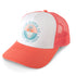 Fish Hippie W Double Vision Trucker Hat PEACH