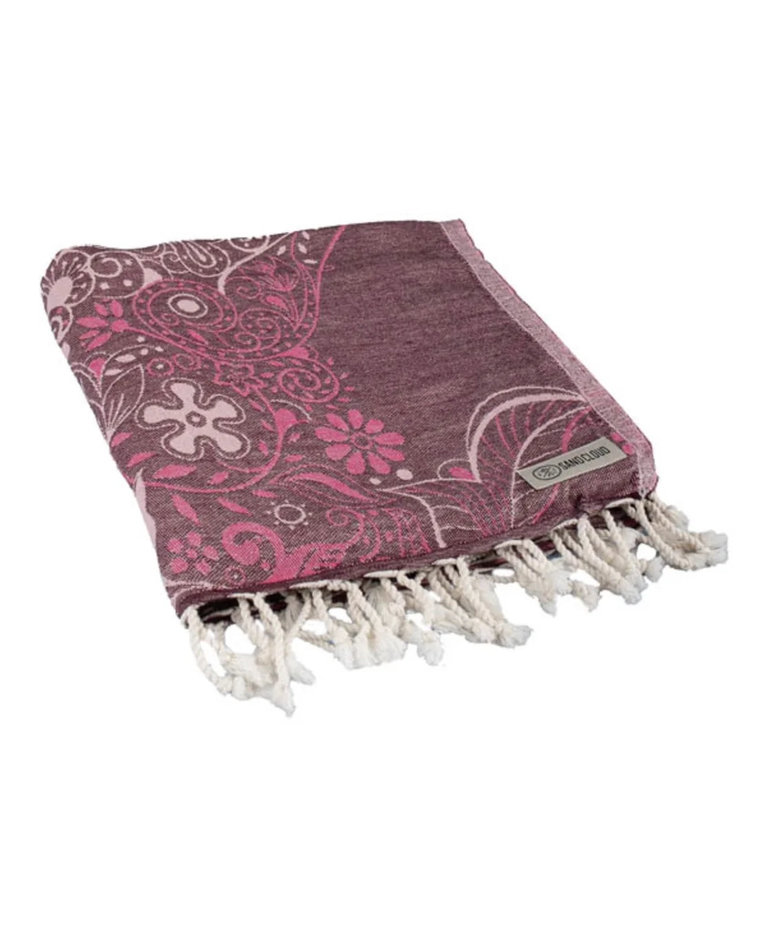 Sand Cloud Beach Towel Floral Dolphin FIG RG