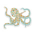 The Happy Sea 4" Funky Octopus Sticker