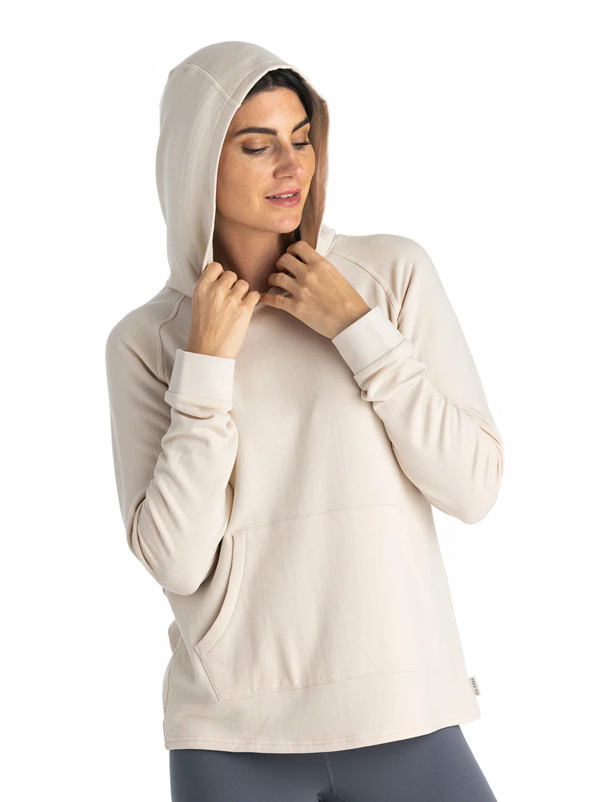 Free Fly W Bamboo LW Fleece Hoodie STONE