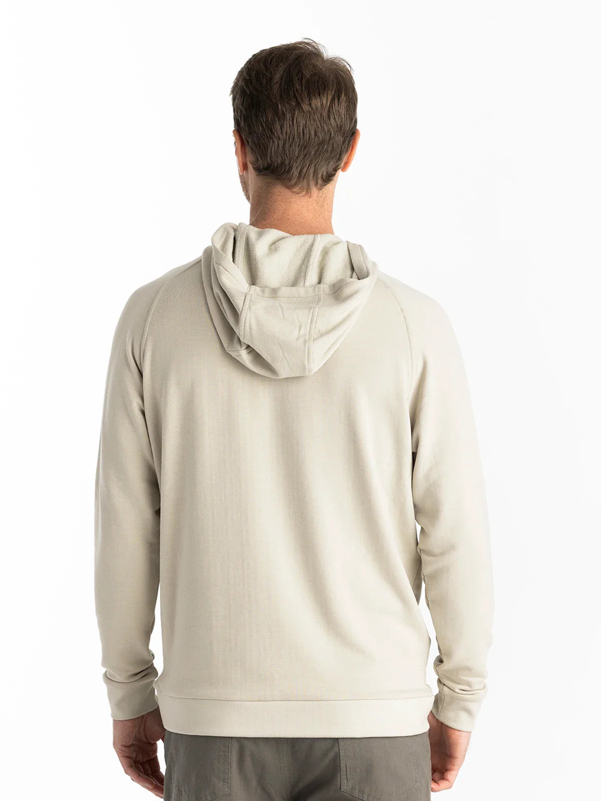 Free Fly M Bamboo LW Fleece Hoody SANDSTONE
