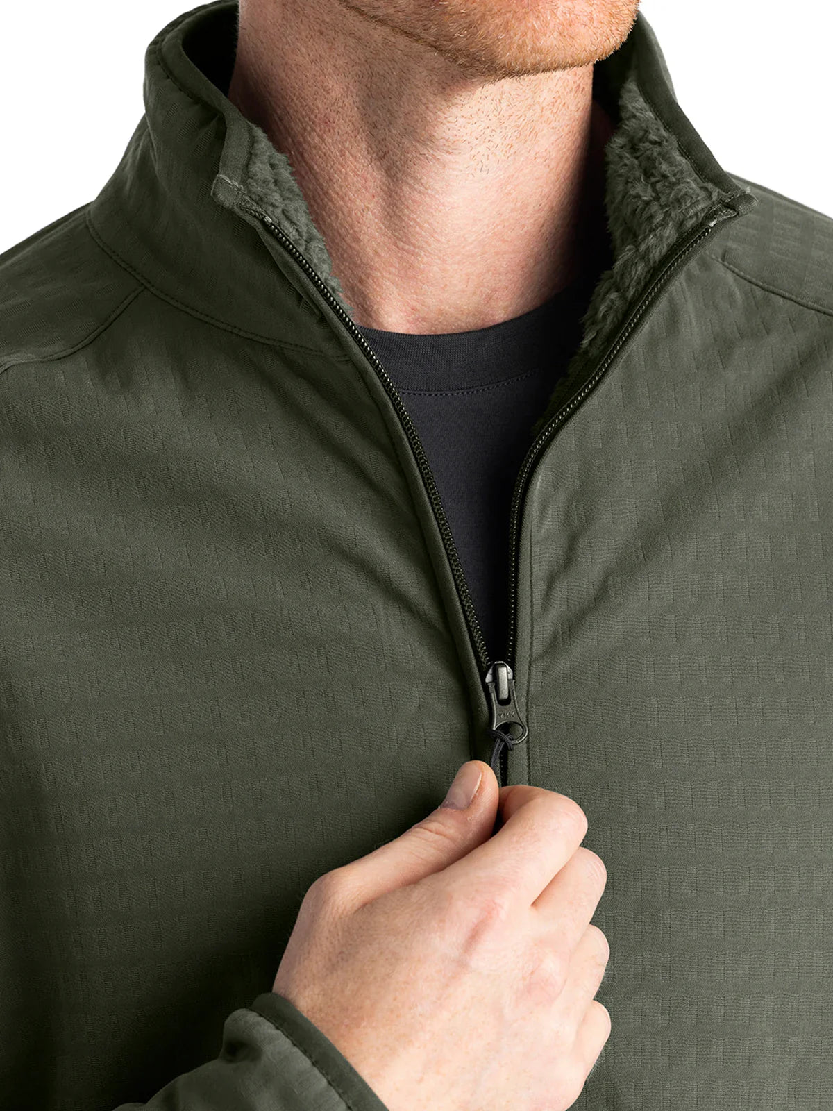 Free Fly M Gridback Fleece Jacket DARK OLIVE