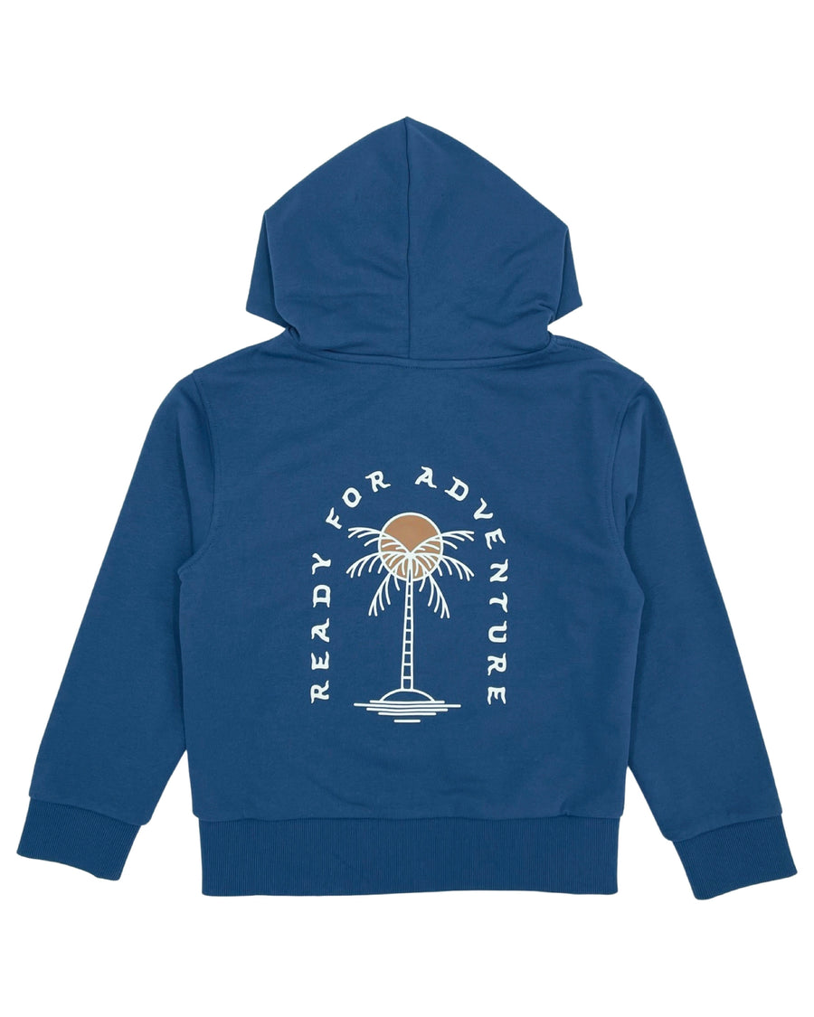 Feather 4 Arrow Kids Surf All Day Fleece Hoodie NAVY