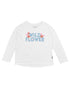 Feather 4 Arrow Girls LS Wild Flower Tee WHITE