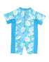 Feather 4 Arrow Baby SS Beach Daze Rashsuit BLUE GROTTO