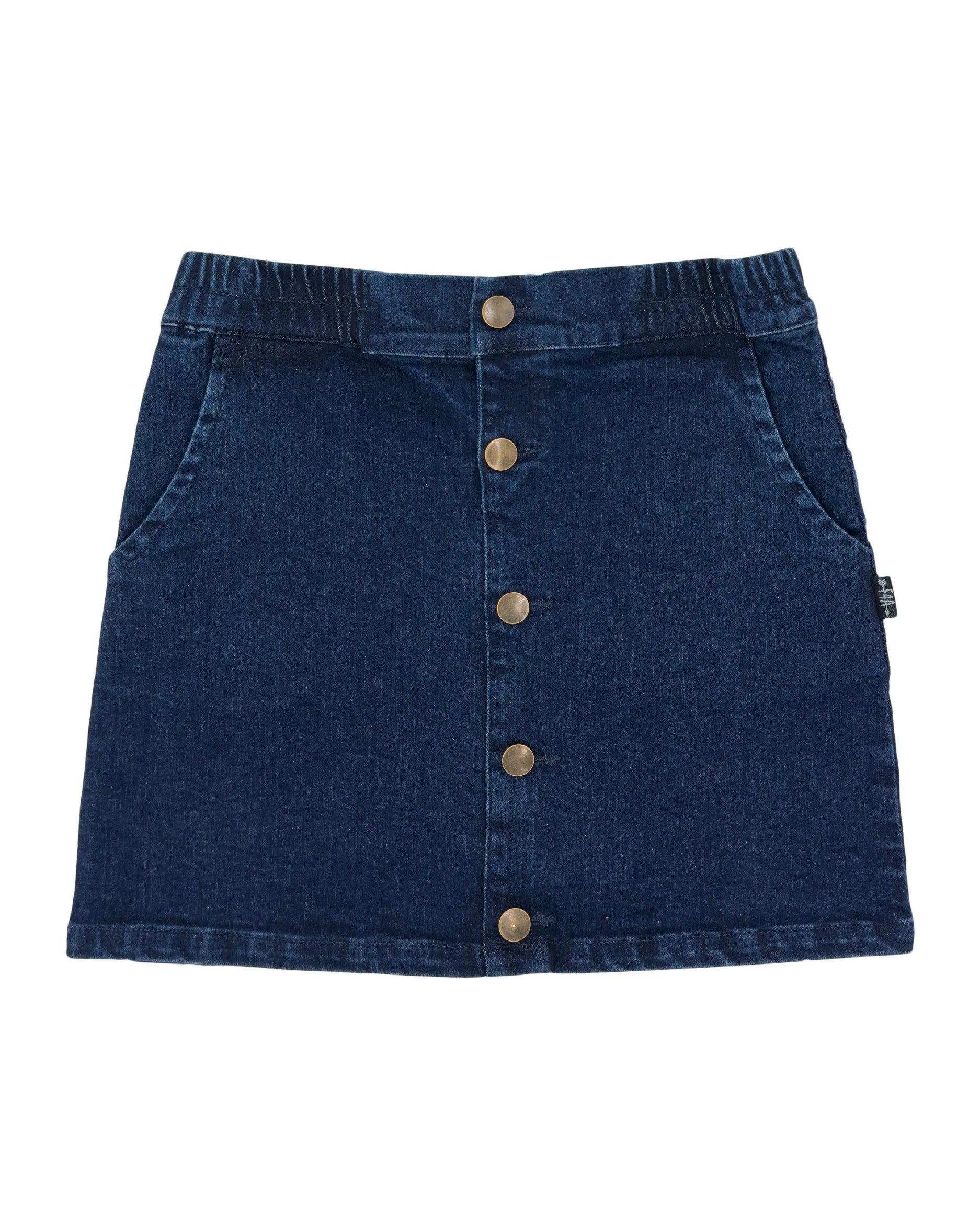 Feather 4 Arrow Kids Capri Denim Skirt INDIGO