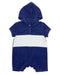 Feather Baby Finn Hooded Romper TWILIGHT