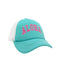 Feather 4 Arrow Girls Aloha Trucker Hat POOL BLUE / WHITE