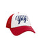Feather 4 Arrow US of YAY Trucker RED / WHITE