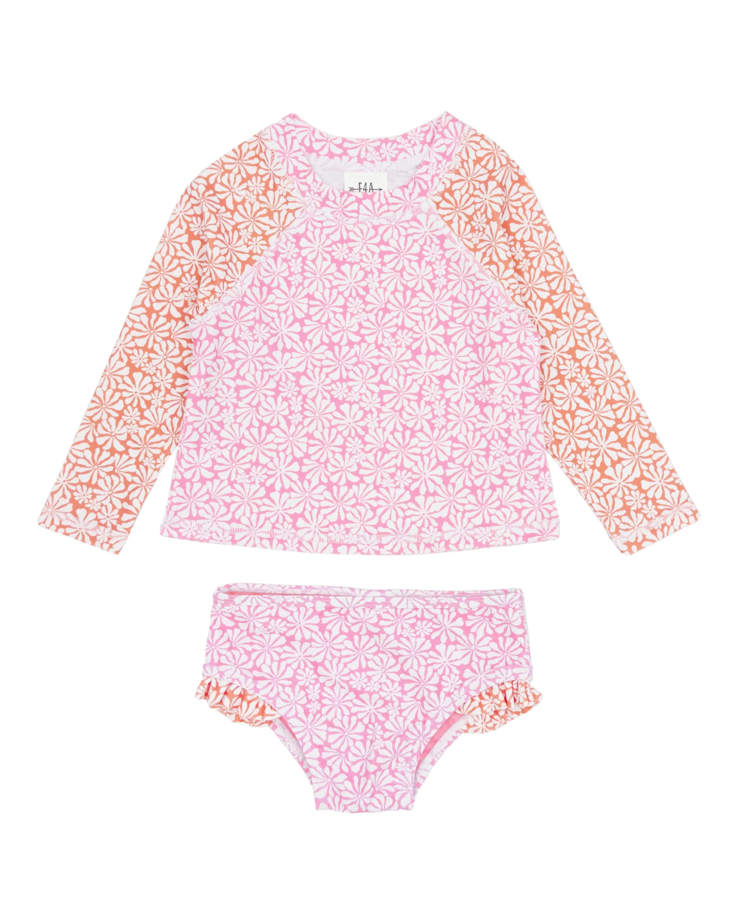 Feather 4 Arrow Baby Swim All Day Set PRISM PINK