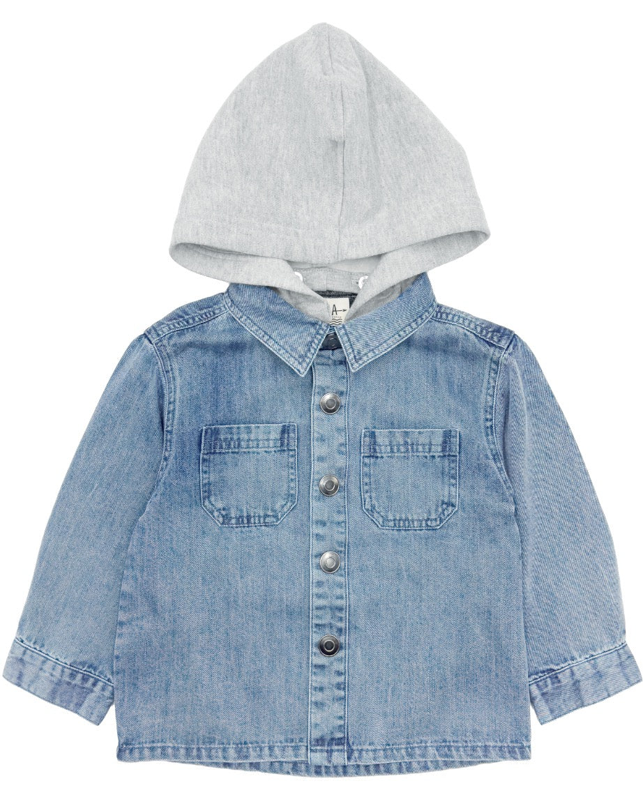 Feather 4 Arrow Boys Ethan Denim Shacket INDIGO