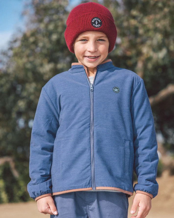 Feather 4 Arrow Boys Zion Sherpa Reversible Jacket KHAKI