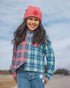 Feather 4 Arrow Canyon Smile Beanie FLAMINGO PINK