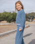 Feather 4 Arrow Girls Coziest Knit Pant DUSTY BLUE