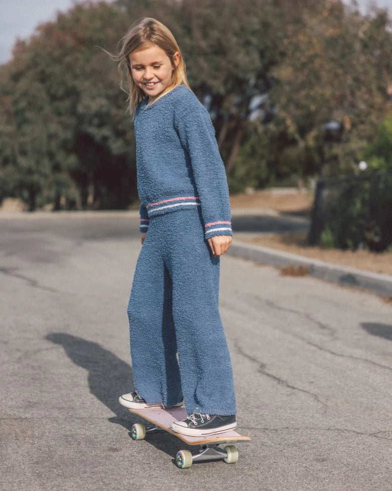Feather 4 Arrow Girls Coziest Knit Pant DUSTY BLUE