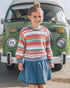 Feather 4 Arrow Girls Tessa Denim Skirt VINTAGE DENIM