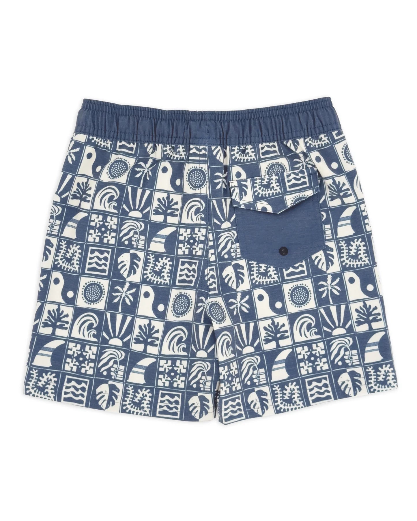 Feather 4 Arrow Beach Tile Classic Boardshort NAVY