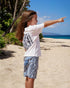 Feather 4 Arrow Beach Tile Classic Boardshort NAVY