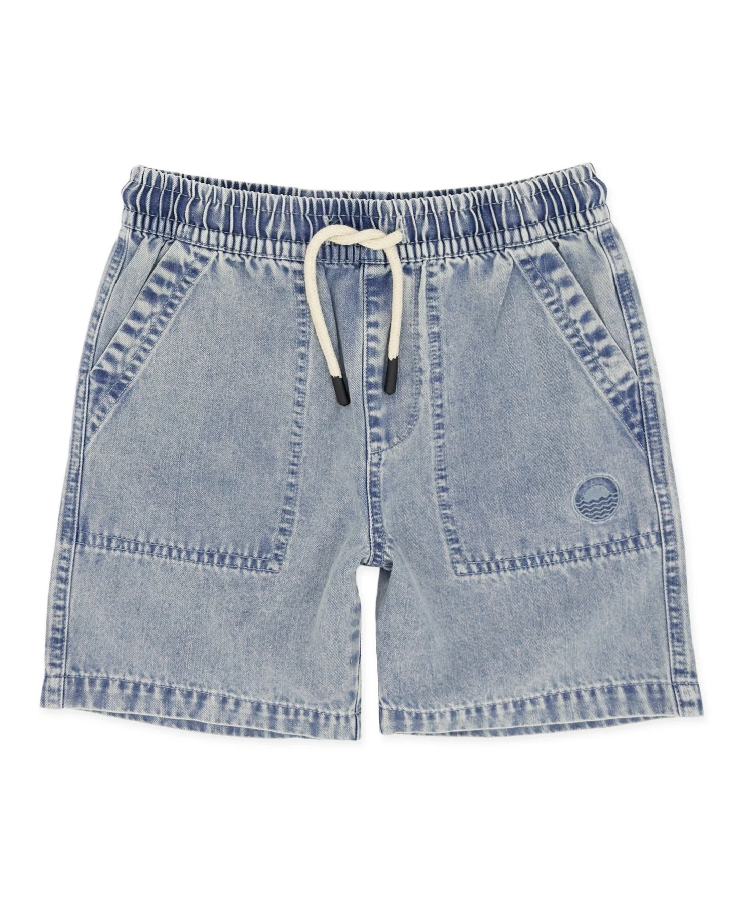 Feather 4 Arrow Boy's Cruz Short WASHED INDIGO