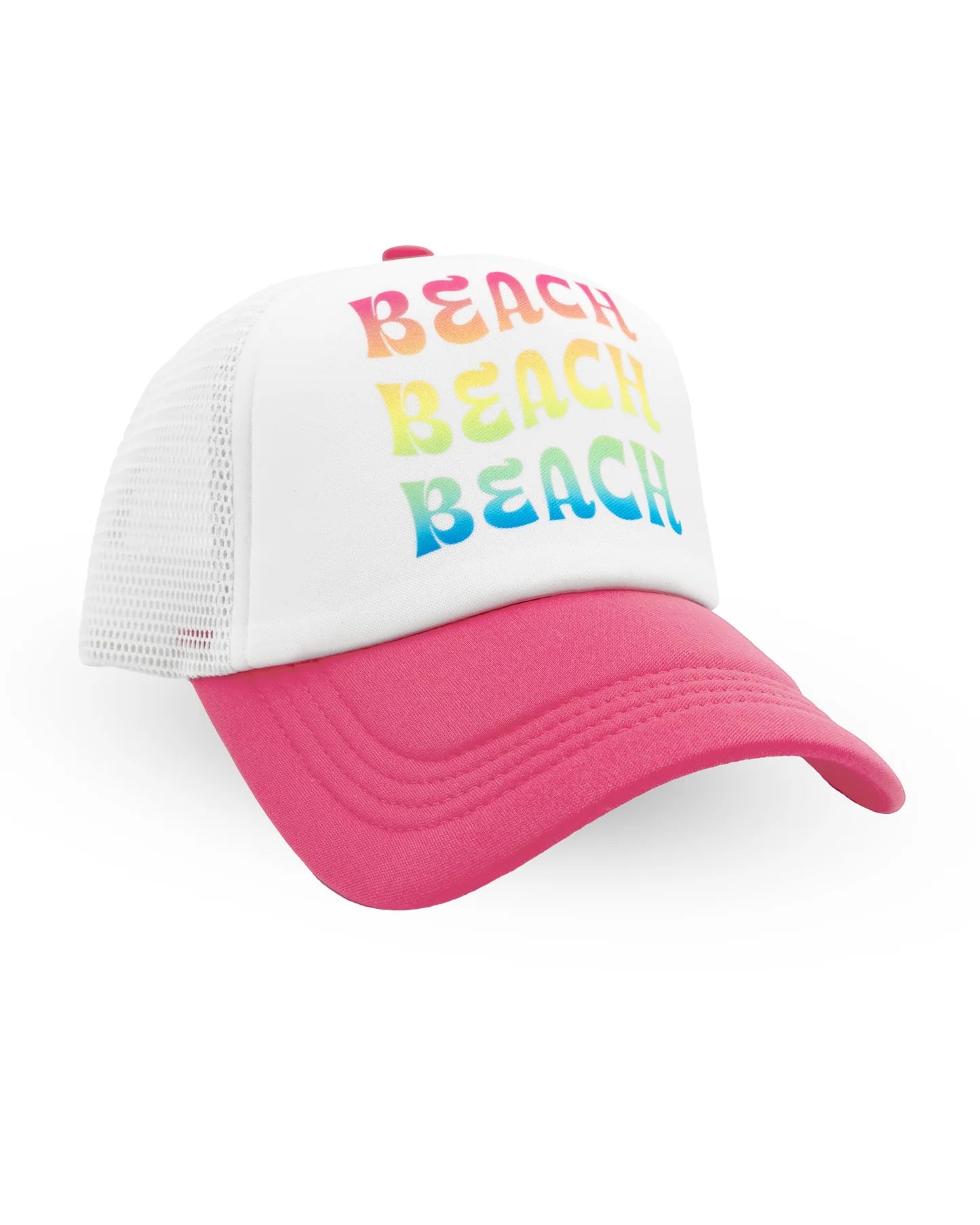Feather 4 Arrow Kid's Beach Beach Beach Trucker PINK SUNSET