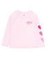Feather 4 Arrow Girl's LS Surf Babe Rashguard PINK MARSHMALLOW