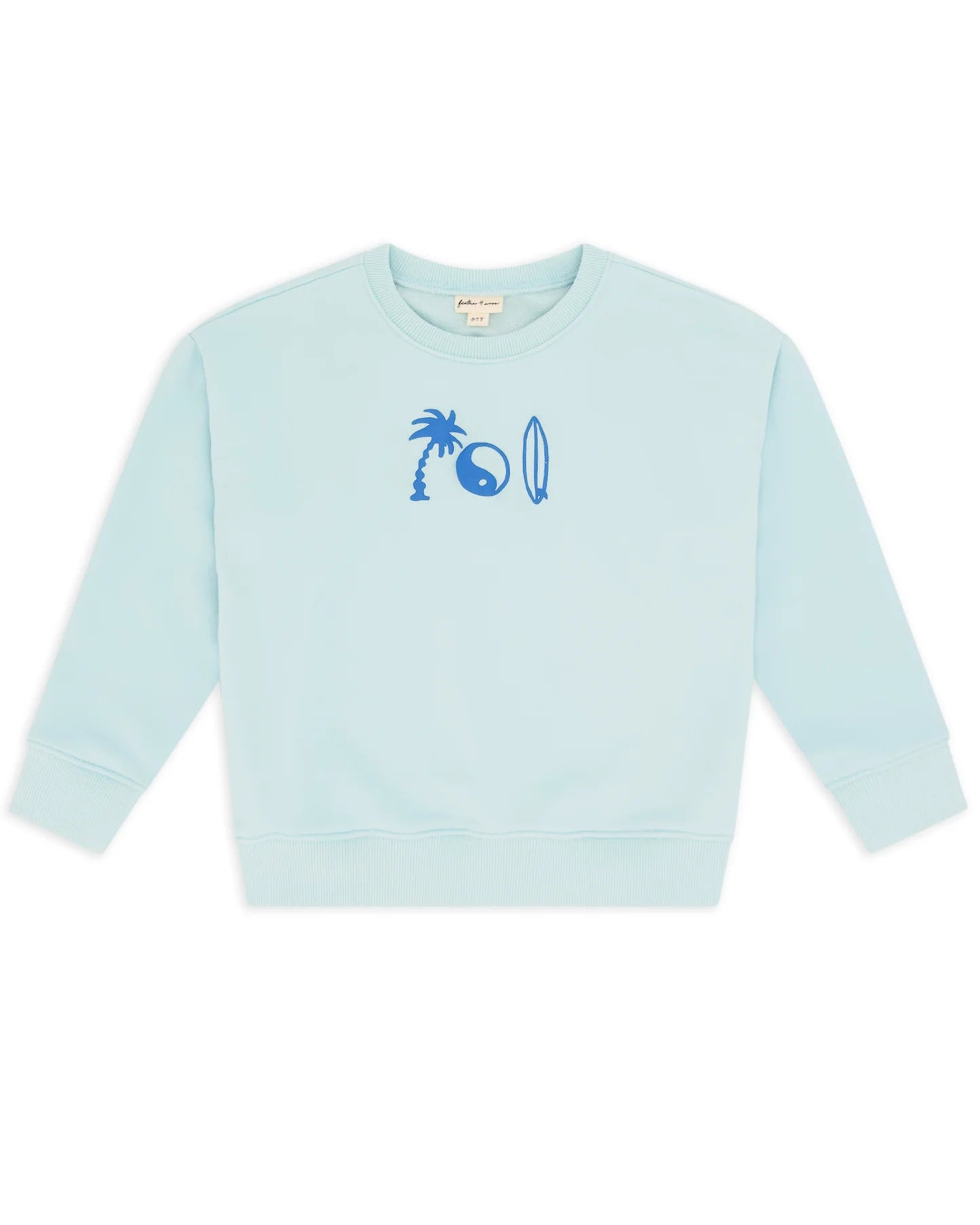 Feather 4 Arrow Girl's Weekend Sweatshirt-Beach Bound CLEARWATER