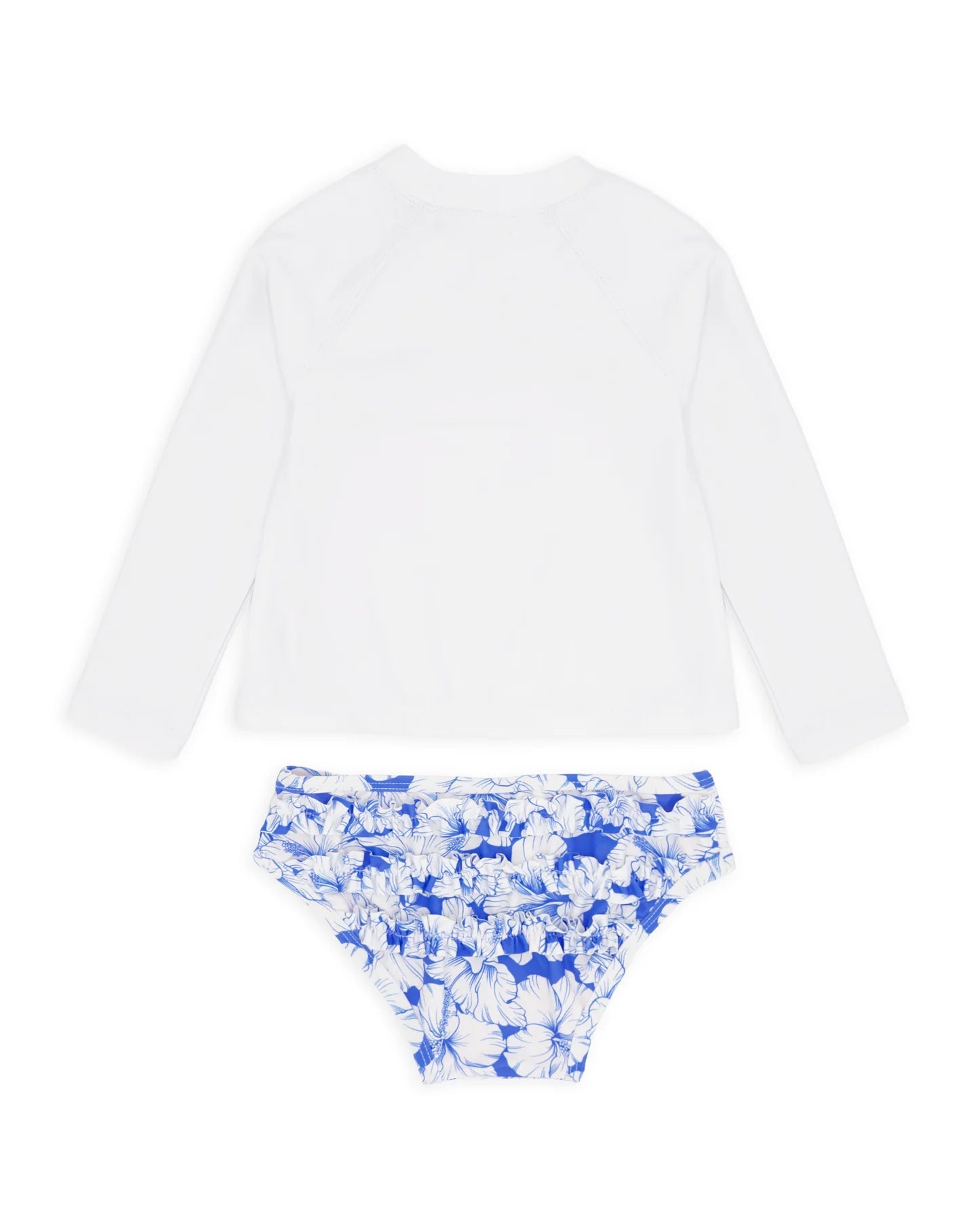 Feather 4 Arrow Girl's Rashguard Swim Set MARINA BLUE