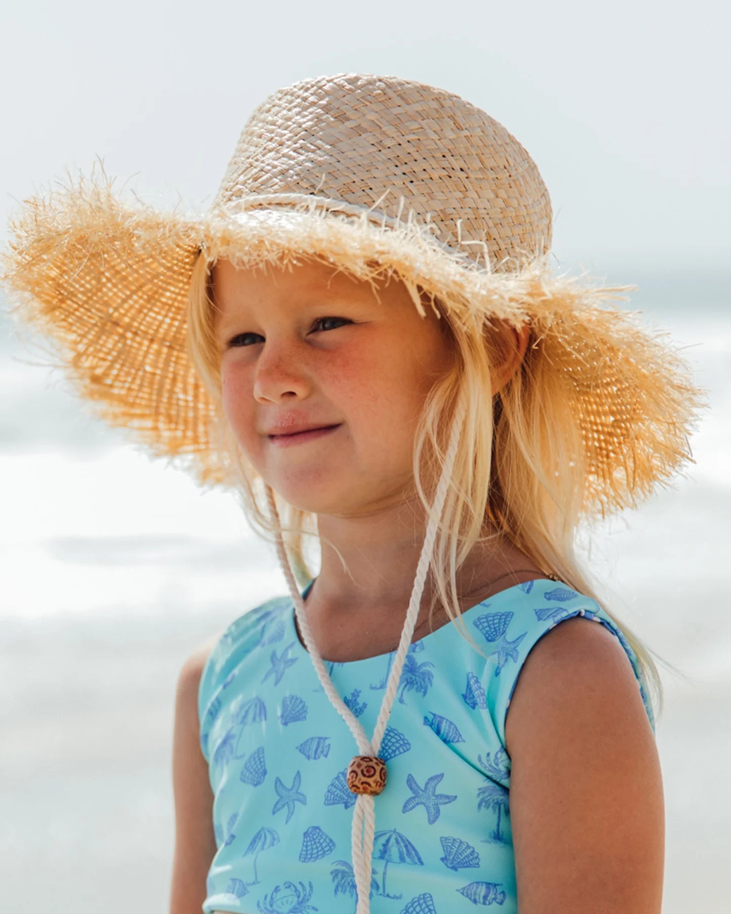 Feather 4 Arrow Girl's Under The Sun Hat NATURAL