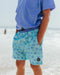 Feather 4 Arrow Boy's Beach Icon Volley Trunk AQUA CRYSTAL