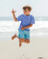 Feather 4 Arrow Boy's Beach Icon Volley Trunk AQUA CRYSTAL