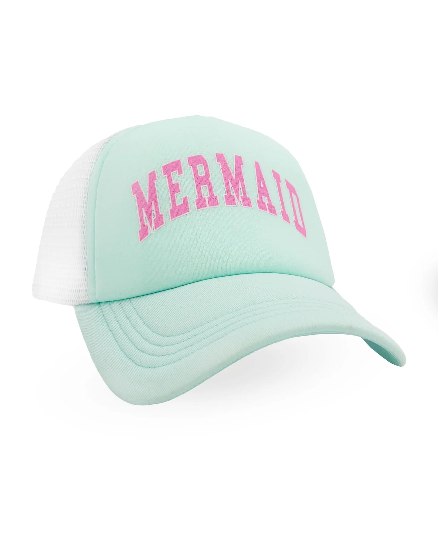 Feather 4 Arrow Girl's Mermaid Trucker SEA GLASS / WHITE
