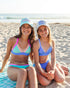 Feather 4 Arrow Girl's Mermaid Trucker SEA GLASS / WHITE