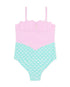 Feather 4 Arrow Girl's Sea Star Mermaid One-Piece POP PINK