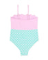 Feather 4 Arrow Girl's Sea Star Mermaid One-Piece POP PINK