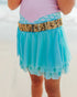 Feather 4 Arrow Girl's Sea Princess Skirt AQUA CRYSTAL