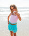 Feather 4 Arrow Girl's Sea Princess Skirt AQUA CRYSTAL