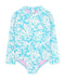 Feather 4 Arrow Girl's Wave Chaser Paradise Found Surf Suit OCEAN BLUE