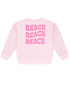 Feather 4 Arrow Girl's Beach Weekend Sweatshirt PINK MARSHMALLOW