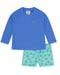 Feather 4 Arrow Baby & Toddler Surfs Up Rashguard Set-Sandy Shores AQUA CRYSTAL