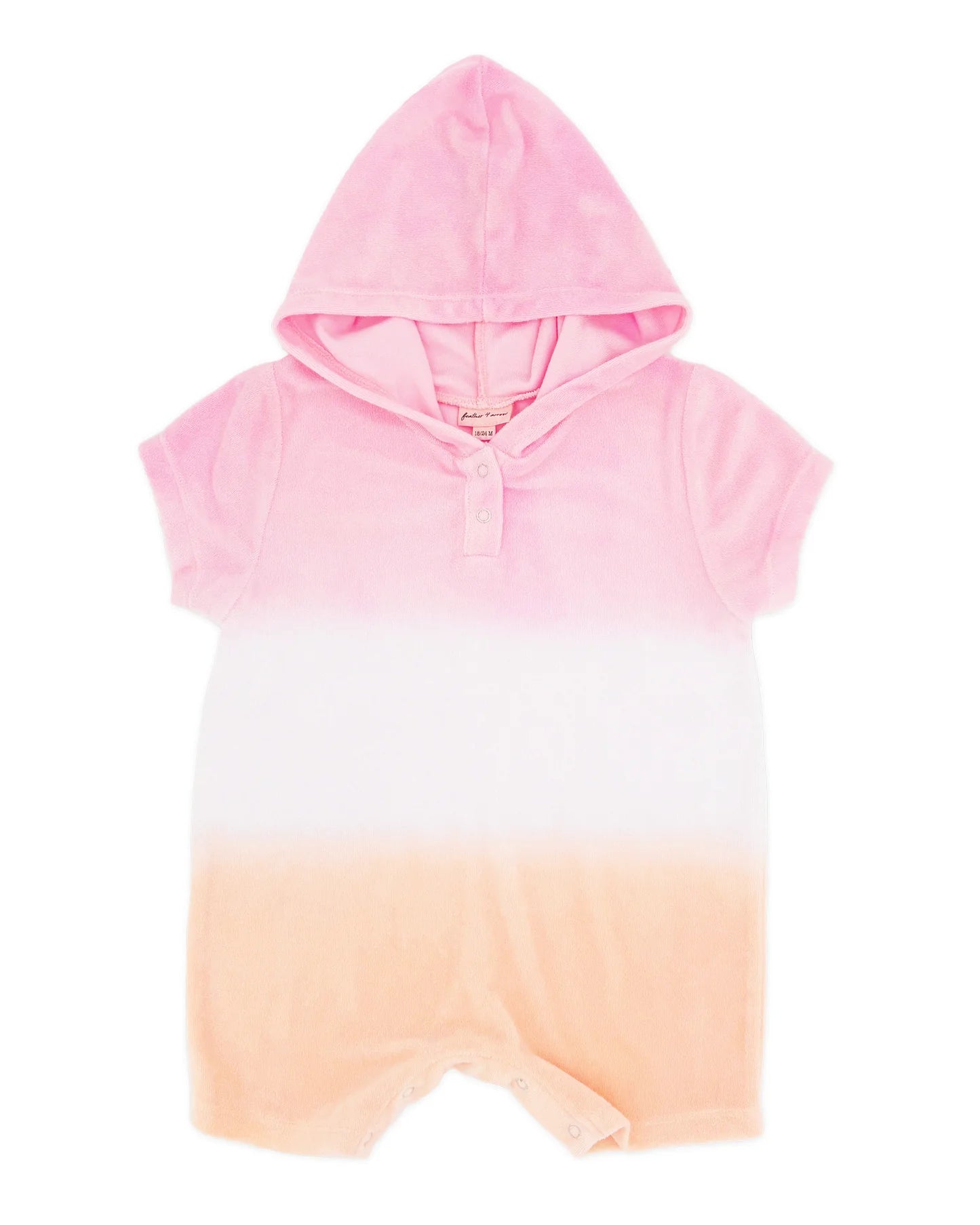 Feather 4 Arrow Baby Finn Romper POP PINK OMBRE