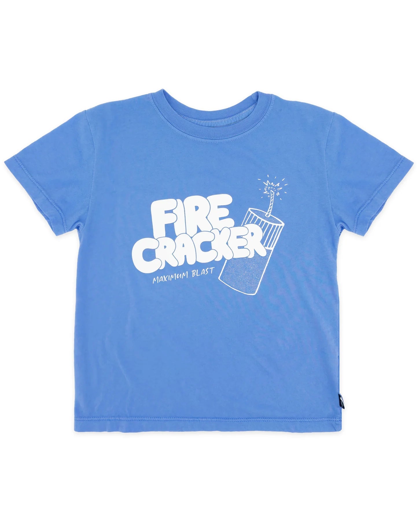 Feather 4 Arrow Kid's Firecracker Vintage Tee BLUE JAY
