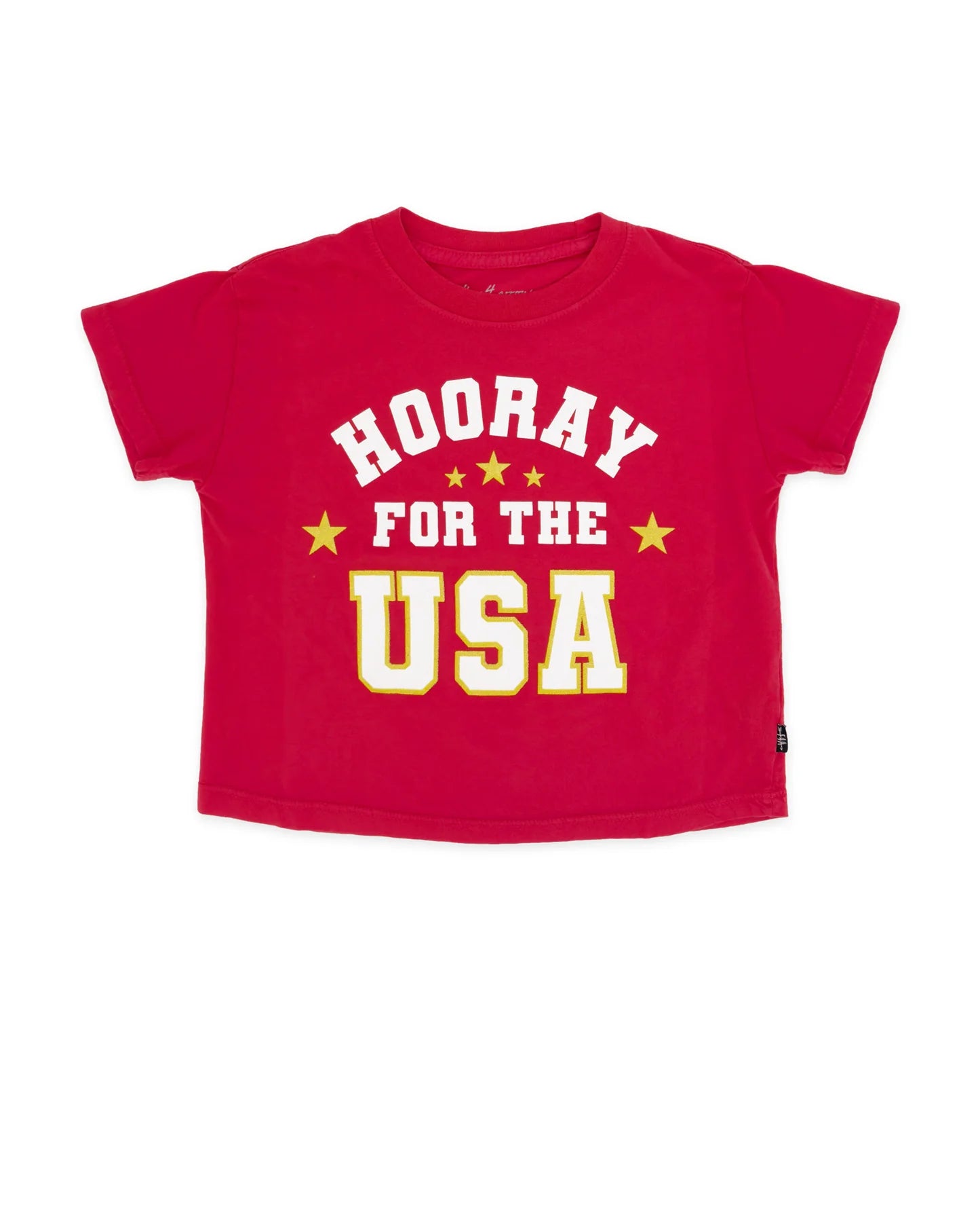 Feather 4 Arrow Kid's SS Hooray Boxy Tee TRUE RED