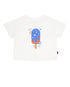Feather 4 Arrow Kid's SS Ice Cream Boxy Tee WHITE