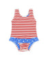 Feather 4 Arrow Baby Sun Babe One-Piece TRUE RED