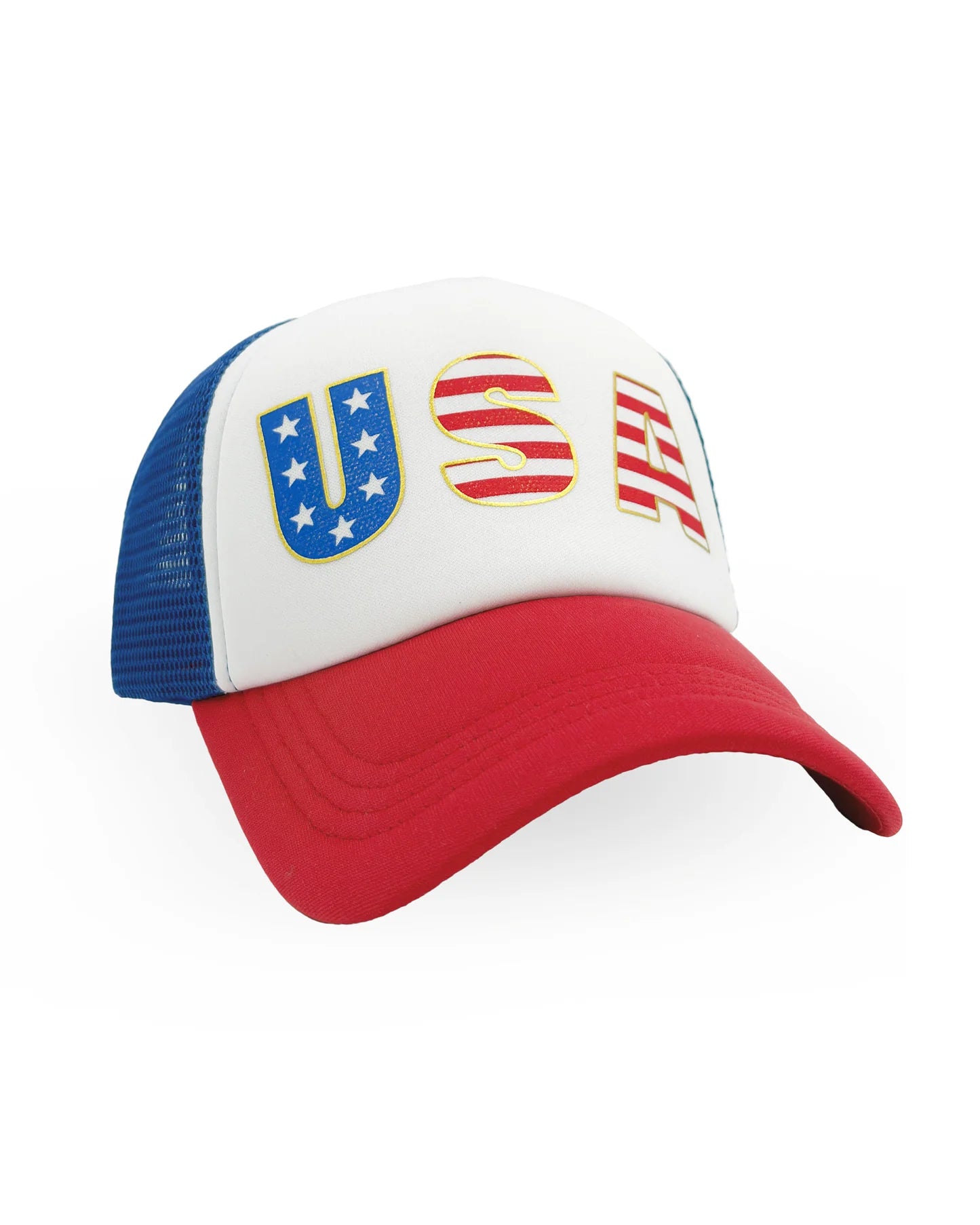 Feather 4 Arrow Kid's Trucker Hat Firecracker BLUE JAY