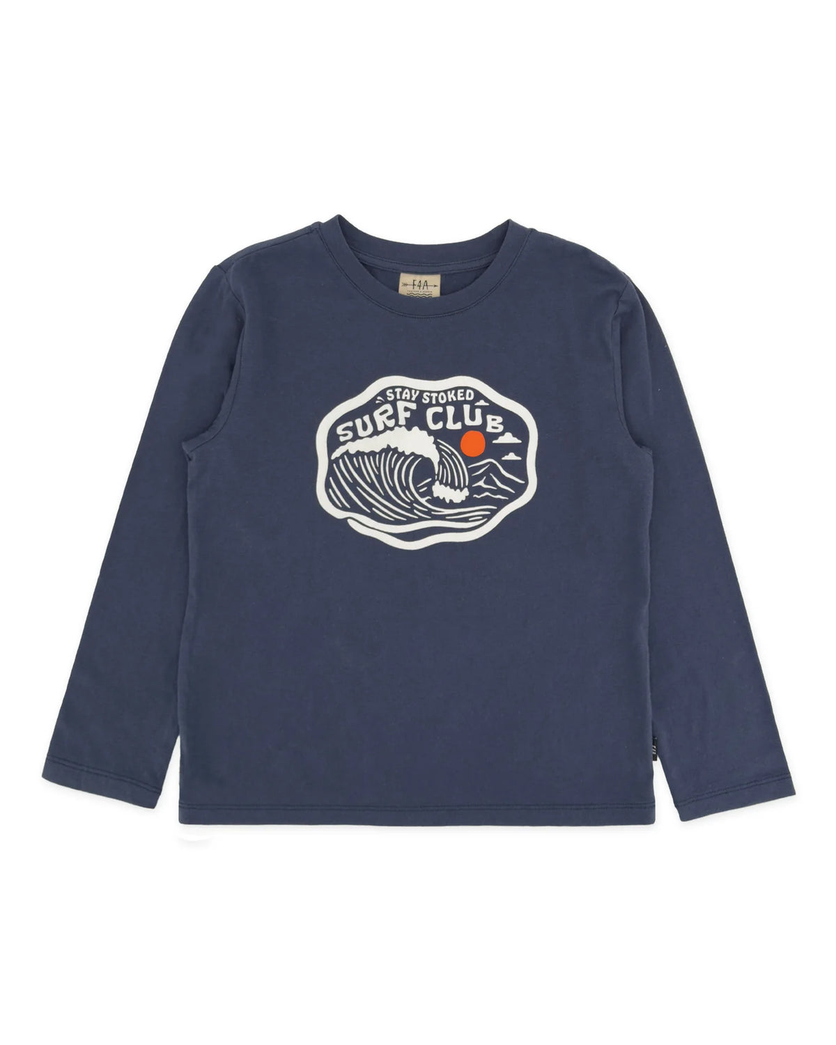 Feather 4 Arrow Boys LS Surf Club Tee CROWN BLUE