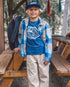 Feather 4 Arrow Boys LS Surf Club Tee CROWN BLUE