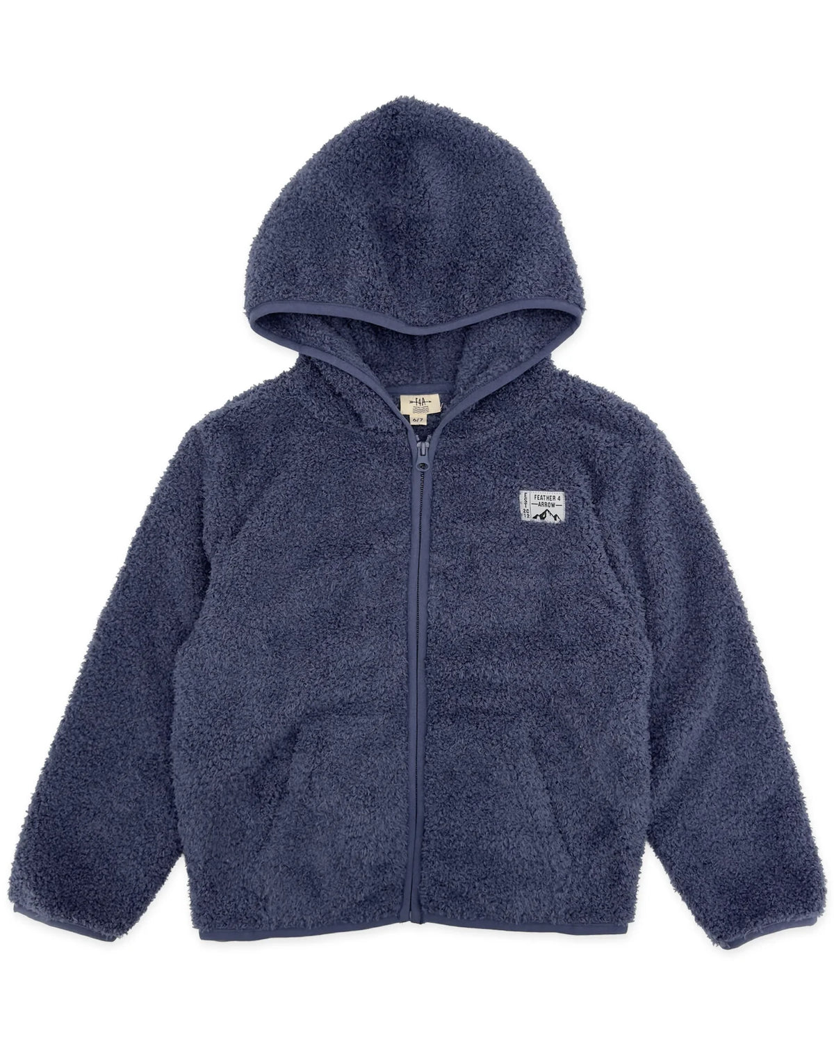 Feather 4 Arrow Boys Rocky Sherpa Hoody CROWN BLUE PLUSH